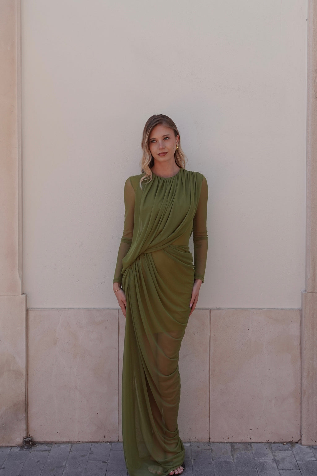 Green Flow Dress