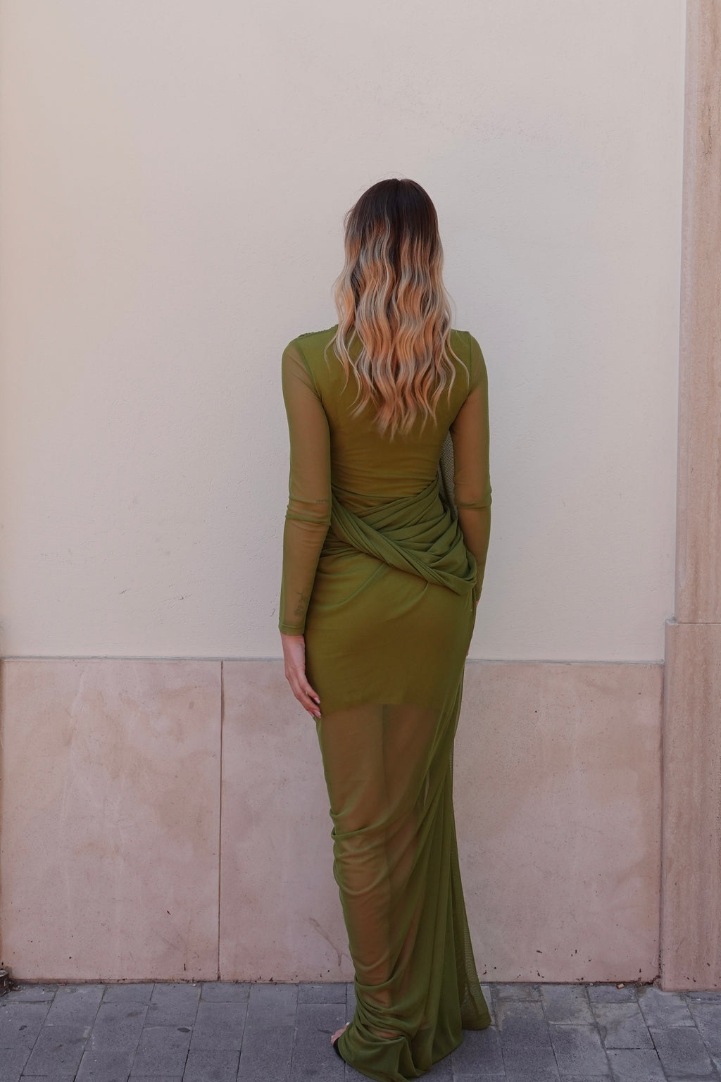 Green Flow Dress