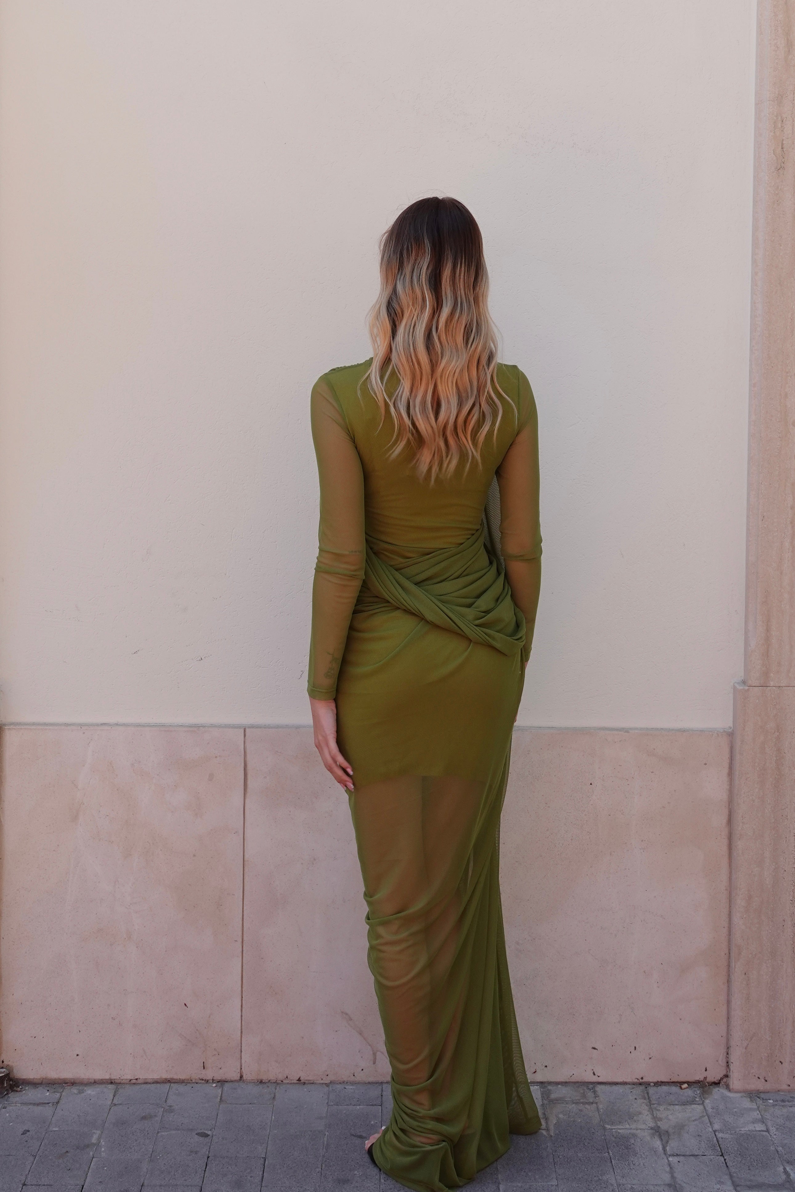 Green Flow Dress