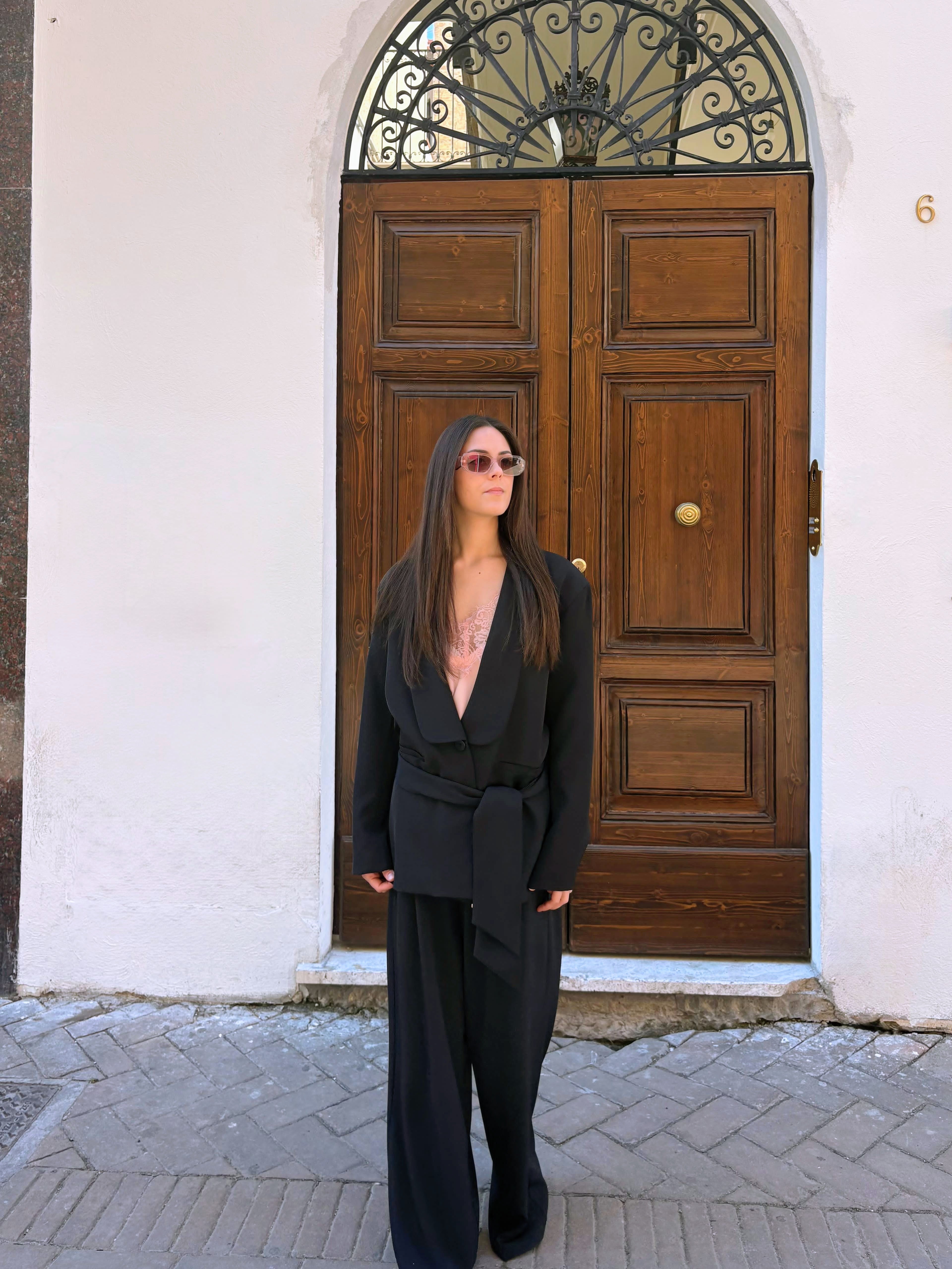 TAILLEUR NOIR CON FUSCIACCA