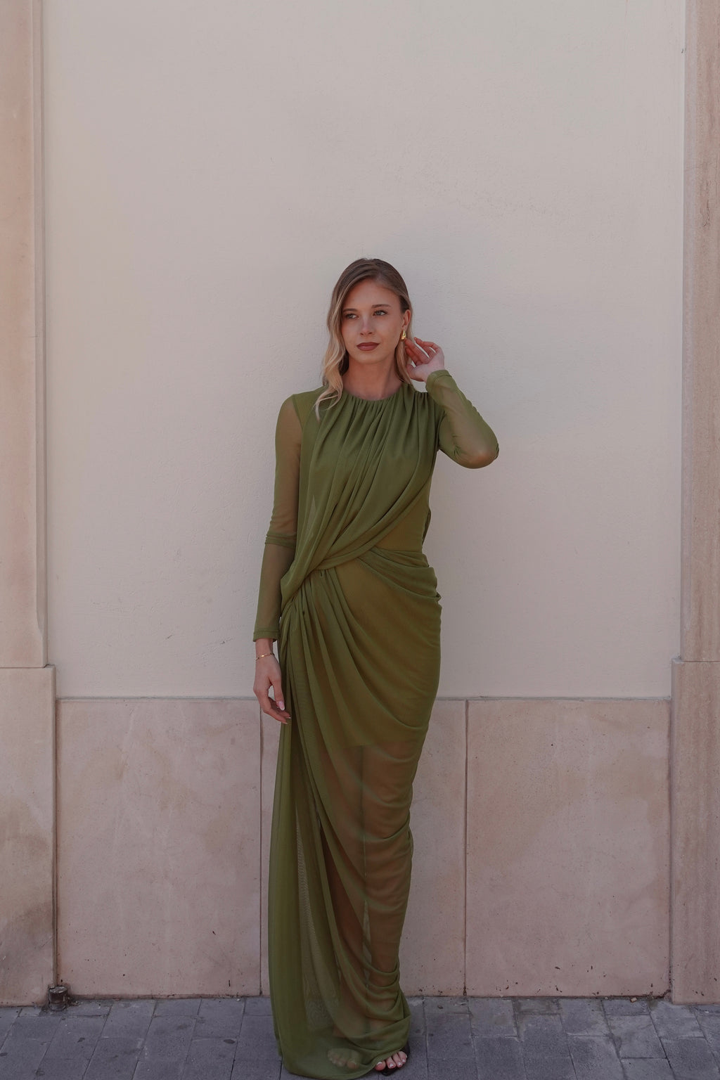 Green Flow Dress