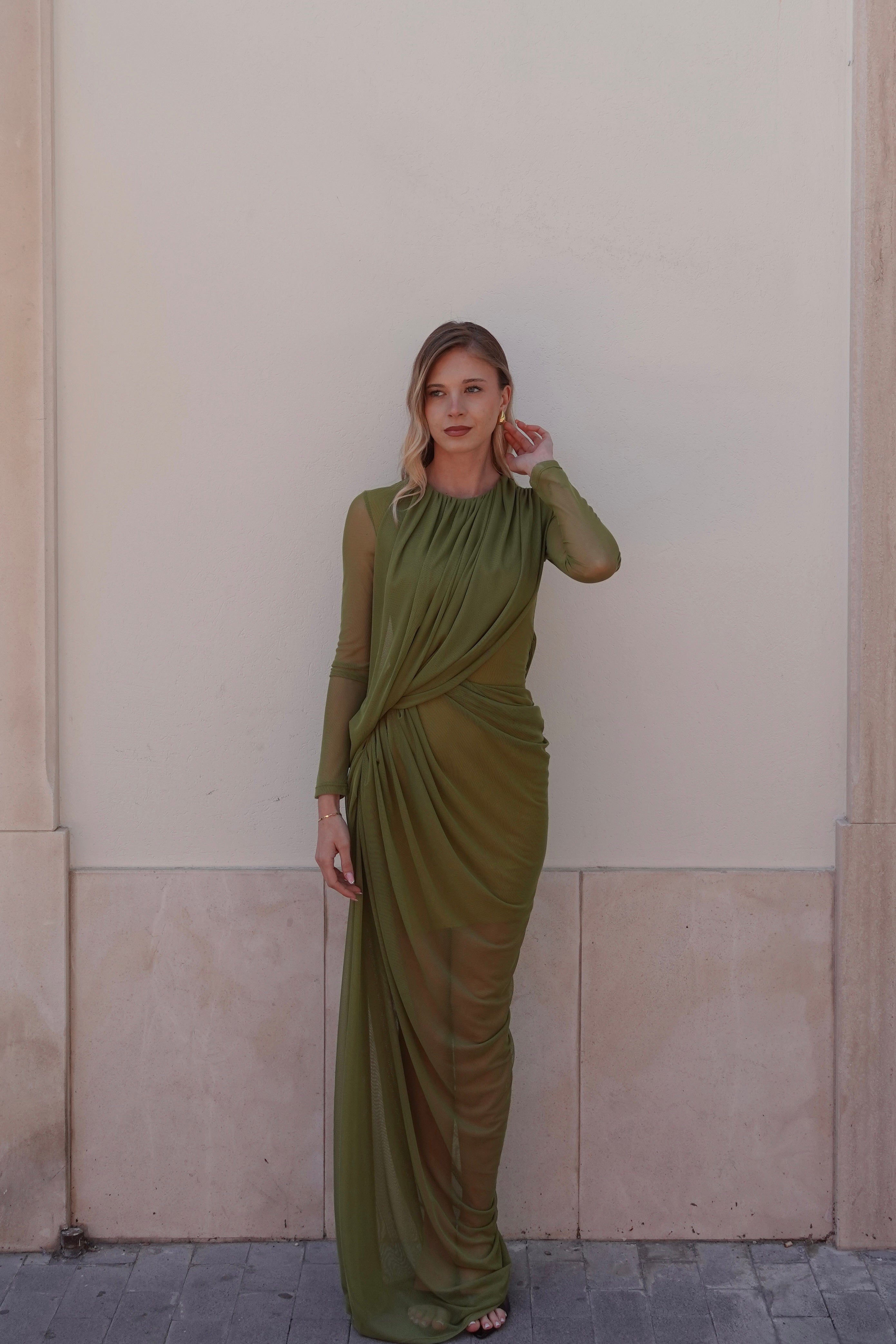 Green Flow Dress
