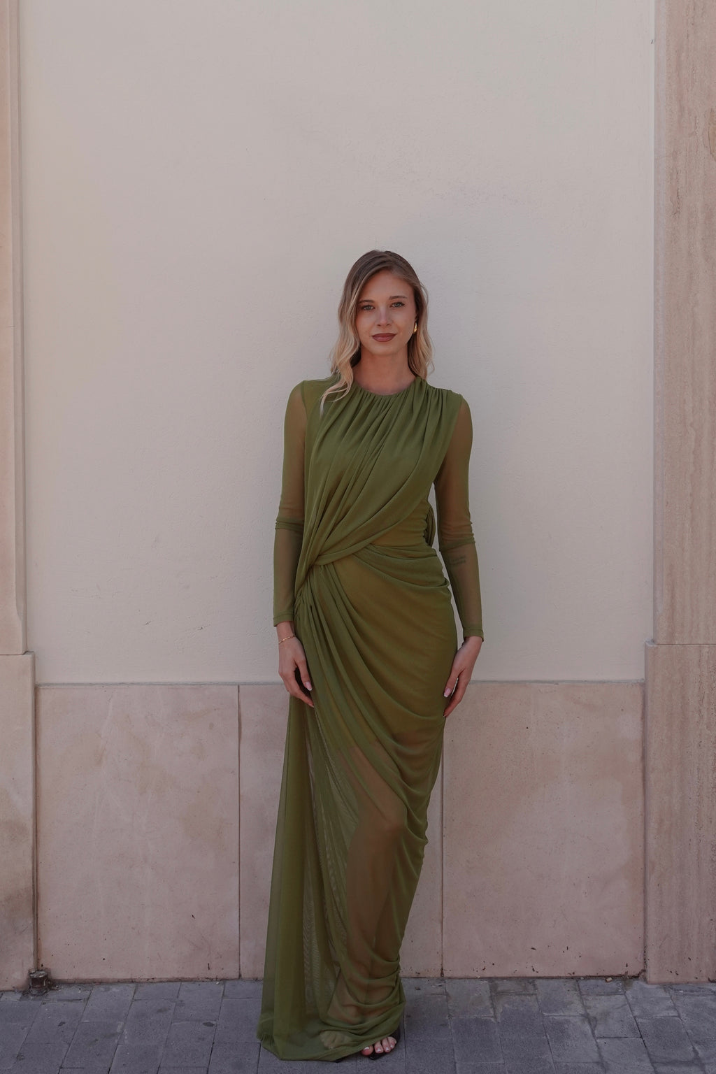 Green Flow Dress