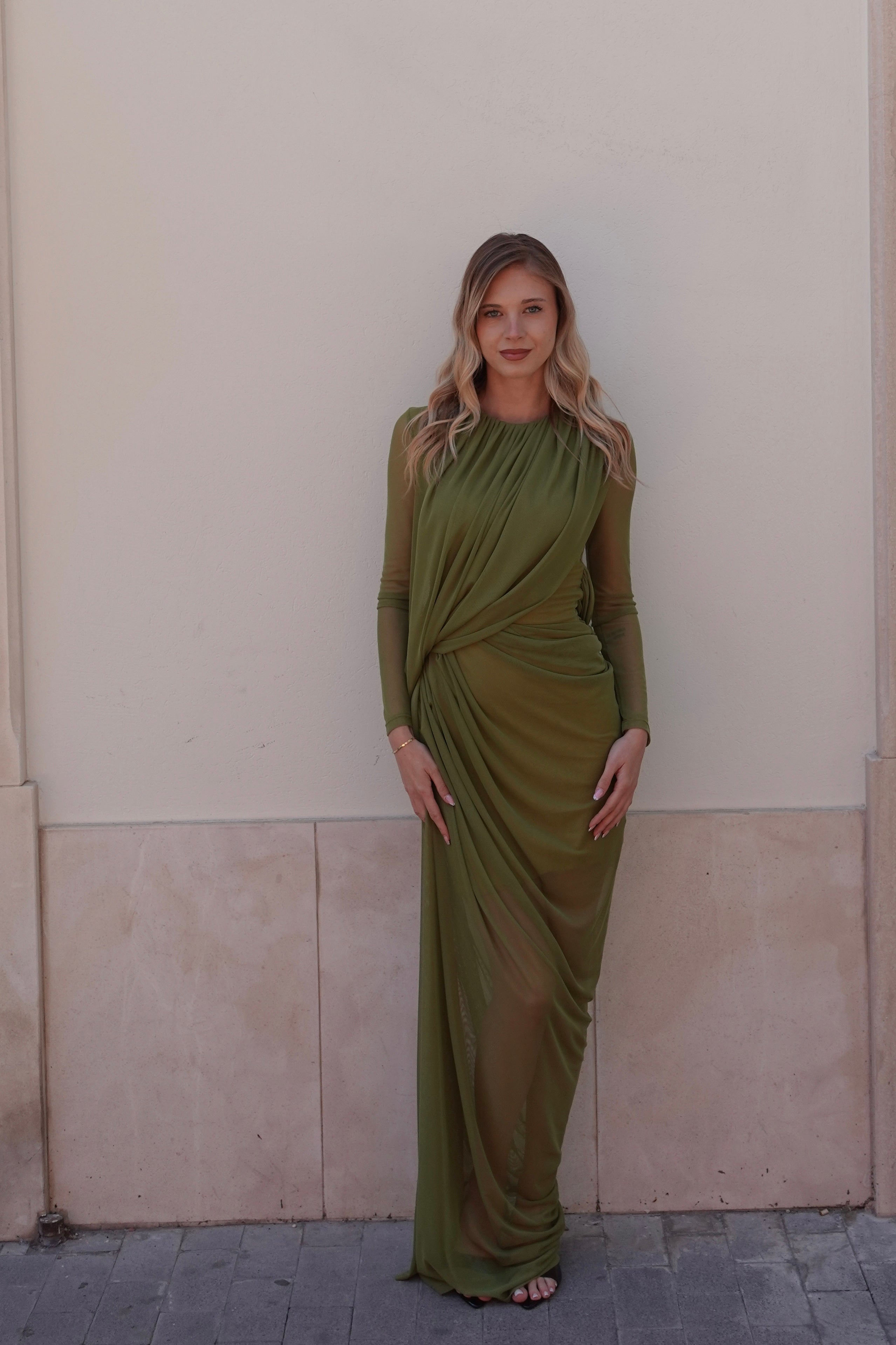 Green Flow Dress